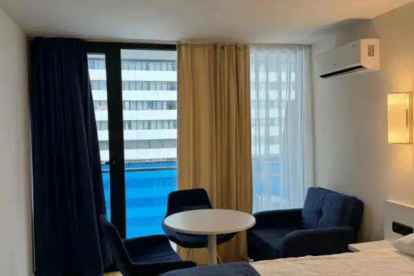 ორბი სითი D ბლოკი | იყიდება 1 ოთახიანი ბინა | 28 მ² | 26-ე სართული | 48.000$