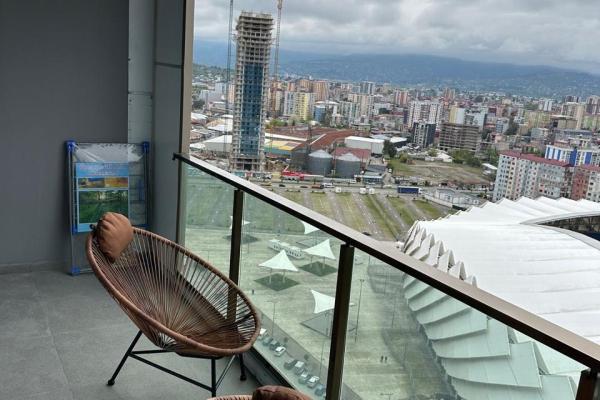 Batum Shartava 16A’da Kiralık 1+1 Lüks Daire | 51m² | Deniz Manzaralı | 900$