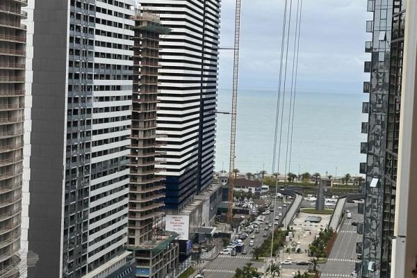 Batum Shartava 16A’da Kiralık 1+1 Lüks Daire | 51m² | Deniz Manzaralı | 900$