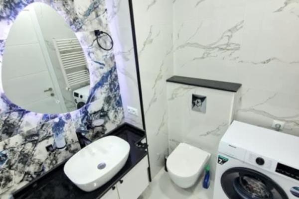 Abuselidze 14 | 2+1 Rental Apartment | 70 m² | 9th Floor | Central Heating | 600$