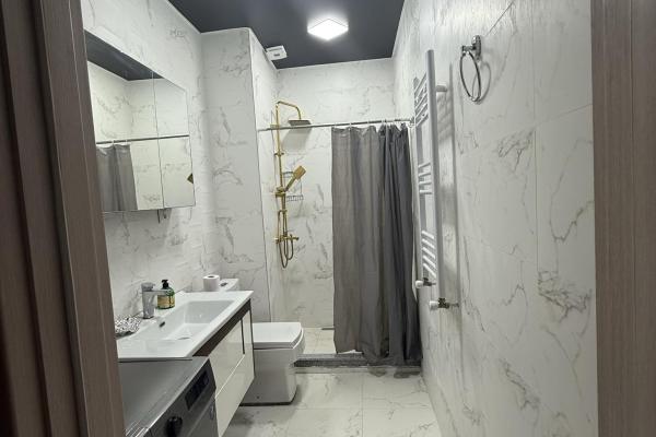 Kacharava 5 | 1+1 Rental Apartment | 55 m² | 12th Floor | New and Unused | 500$