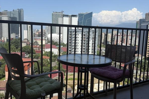 Kacharava 5 | 1+1 Rental Apartment | 55 m² | 12th Floor | New and Unused | 500$