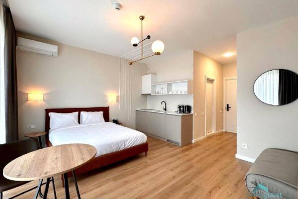 ლორტკიპანიძე 2B | ქირავნული სტუდიო ბინა | 40 მ² | 5-ე სართული | 450$