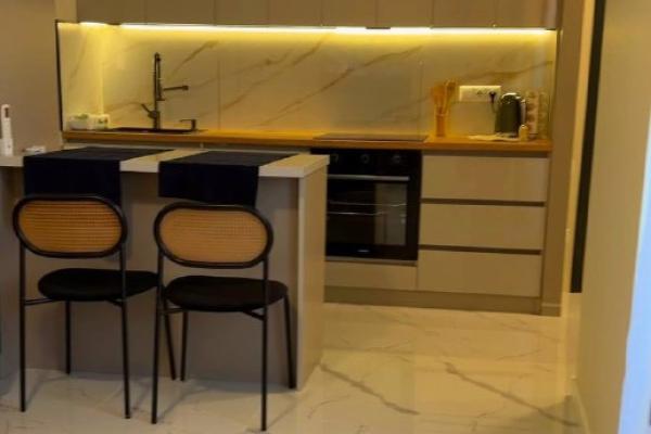 Zgvis Piri 1 | Kiralık 1+1 Daire | 45 m² | 19. Kat | 600$