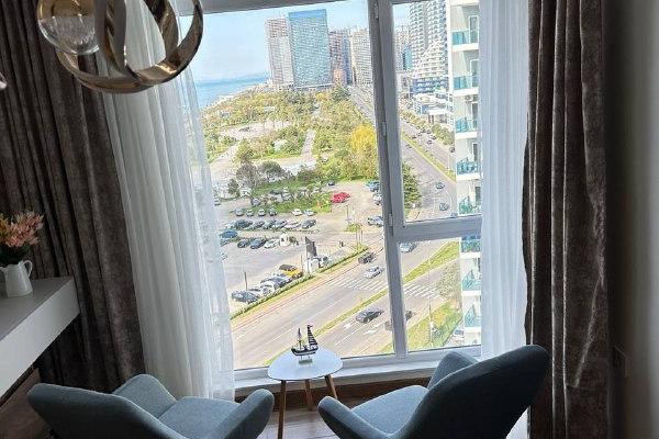Nijaradze 9 | Kiralık 1+1 Daire | 63 m² | 11. Kat | 650$