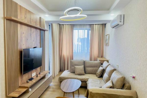 Abuseridze 21 | 1+1 Apartment for Rent | 50 m² | 21st Floor | $700/month