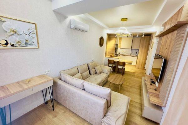 Abuseridze 21 | 1+1 Apartment for Rent | 50 m² | 21st Floor | $700/month