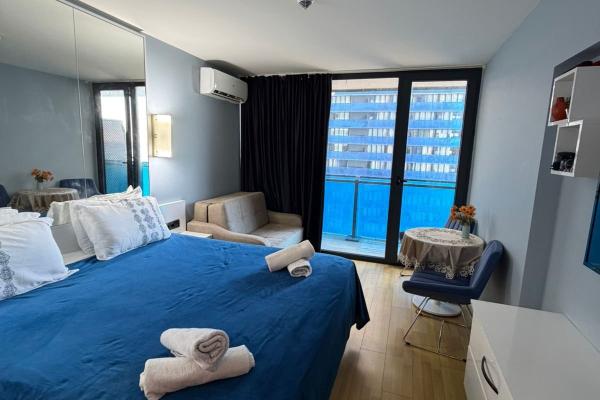 შერიფ ხიმშიშვილის 7D | იყიდება სტუდიო ბინა | 30 მ² | 19-ე სართული | 50.000$