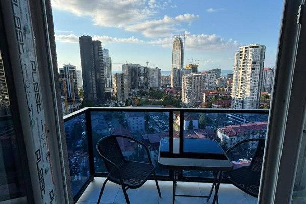 أبوسيريدزي 14 | شقة للإيجار 1+1 | 38 م² | الطابق 20 | 600$