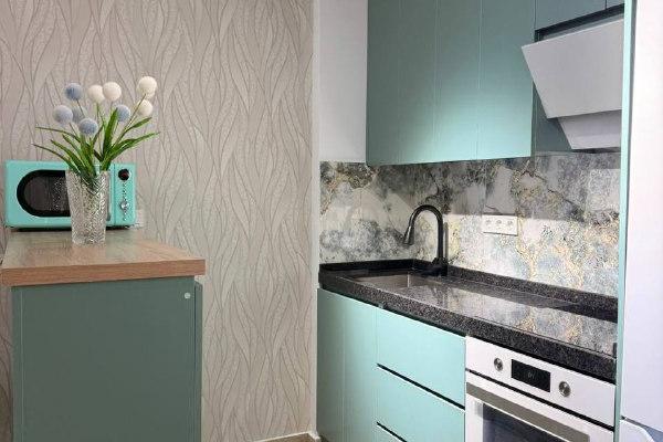 Vazha-Pshavela 100 | Kiralık 1+1 Daire | 45 m² | 12. Kat | 400$