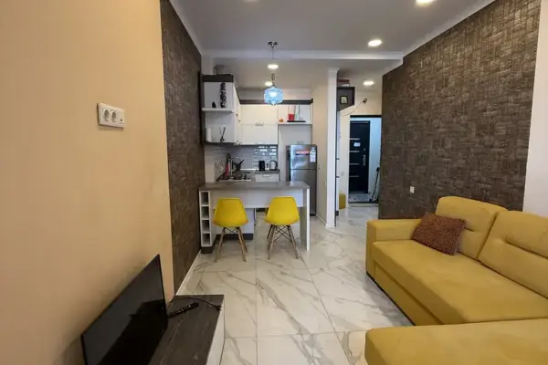 زاوية أنجيس II 8 | شقة 1+1 للإيجار | 50 م² | الطابق 16 | 600$