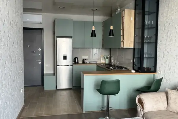 Megobrobis 16 | Kiralık 1+1 Daire | 53 m² | 16. Kat | 700$